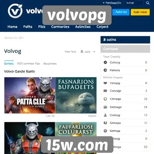 Explorando as novidades do site de jogos Volvopg